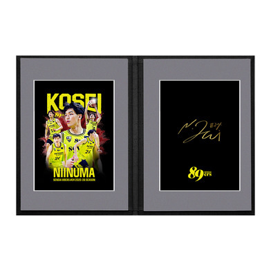 【受注販売】【MyPLAYER COLLECTION 2025-26】選手直筆サイン入りフォトアルバム(ラフネートル) #24 新沼康生